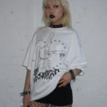 Named Collective 404 Error Bunny Oversized White Tee