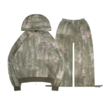 Lovestruck Rhinestone ZIP Camo Tracksuit