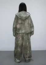 Lovestruck Rhinestone ZIP Camo Tracksuit-2