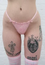 Allure Charm Lace G-string Baby Pink-1