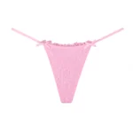 Allure Charm Lace G-string Baby Pink