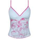 BFF Fitted Cami Top Baby Blue-1