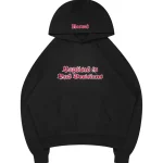 Bad Decisions Rhinestone Pullover Hoodie Black