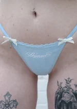 Blessed Charm Mesh G-string Baby Blue-1
