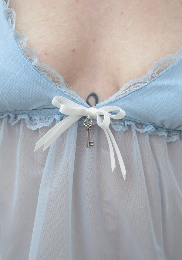 Blessed Sheer Mesh Cami Top Baby Blue-3