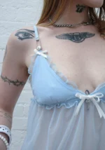 Blessed Sheer Mesh Cami Top Baby Blue-4