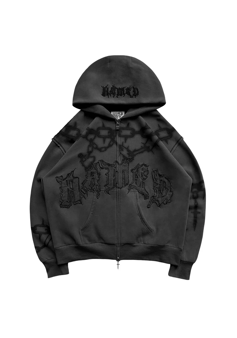 Chains ZIP Hoodie Cast Iron Chains ZIP Hoodie Cast Iron