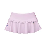 Charm Rhinestone Micro Swim Skirt Baby Pink