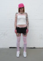 Cherish Pointelle Cami Top White-2