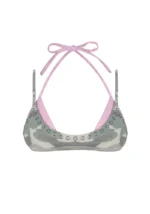 Collide Double Layer Bikini Top Camo