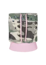 Collide Studded Velour Tube Top Camo