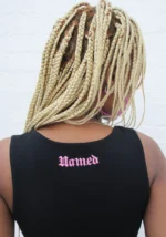 Cryptic Rhinestone Tank Top Black-4