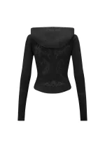 Curse Sculpt Stretch ZIP Hoodie Washed Charcoal-6