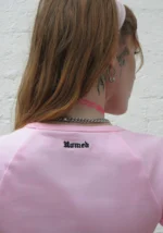 Don't Fall In Love Rhinestone Baby Tee Baby Pink-5