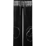 Enemy Rhinestone Velour Sweatpants Black
