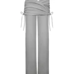 Envy Sculpt Stretch Two Piece Skirt Trouser Set Mist Grey