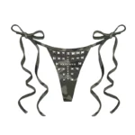 Faithful Studded Cheeky Bikini Bottoms Camo