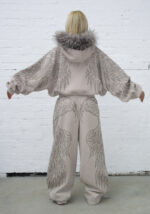 Fallen Studded Oversized Sweatpants Bone-3