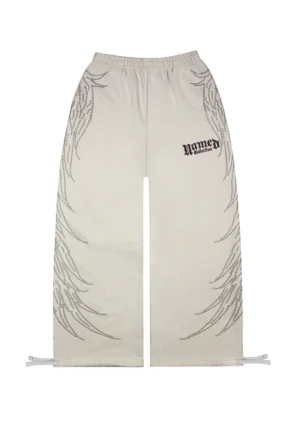 Fallen Studded Oversized Sweatpants Bone