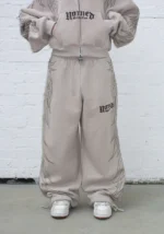 Fallen Studded Oversized Sweatpants Bone-4