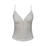 Fawn Fitted Cami Top Off White