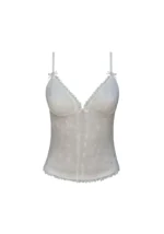 Fawn Fitted Cami Top Off White