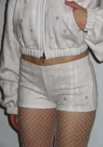 Fawn Micro Hotpant Shorts Off White-2