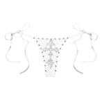 Feral Studded Bikini Bottoms White