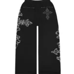 Feral Studded Oversized Sweatpants Black