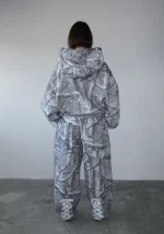 Forbidden ZIP Hoodie Snow-2