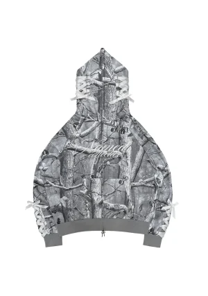 Forbidden ZIP Hoodie Snow
