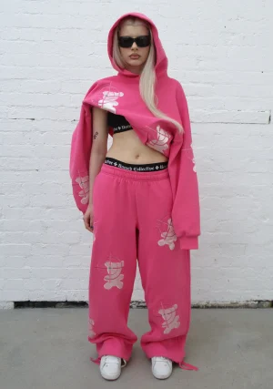 Gamer Pullover Hoodie Hot Pink-3