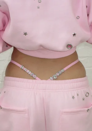 Glitch Charm G-string Baby Pink-1