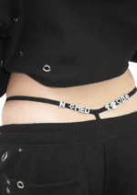 Glitch Charm G-string Black-1