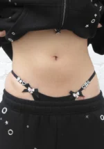 Glitch Charm G-string Black-2