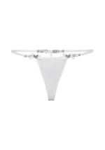 Glitch Charm G-string White