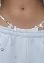 Glitch Charm G-string White-2