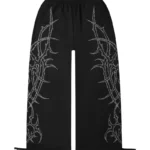 Haunt Studded Oversized Sweatpants Black
