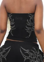 Haunt Studded Tube Top Black-3