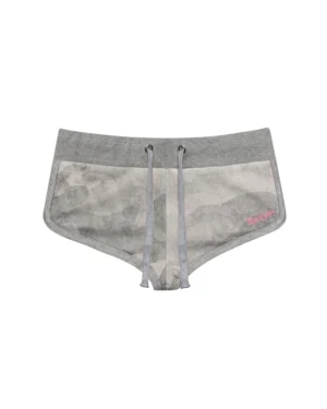 Hell's Favorite Rhinestone Micro Racer Shorts Camo-5