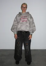 Hell's Favorite Rhinestone Pullover Hoodie Camo-2