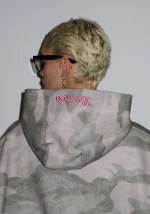 Hell's Favorite Rhinestone Pullover Hoodie Camo-4