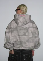 Hell's Favorite Rhinestone Pullover Hoodie Camo-5