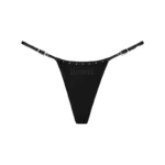 Instinct Buckle Thong Black