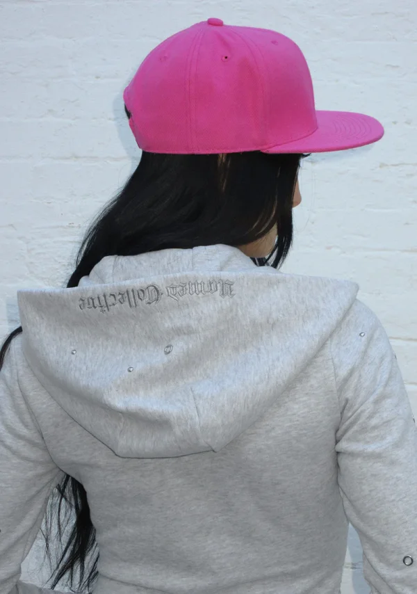 Knight Studded Fitted Hoodie Grey Marl-4