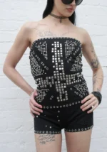 Knight Studded Tube Top Black-1