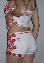 Lovebite Kiss Fitted Cami Top White-3