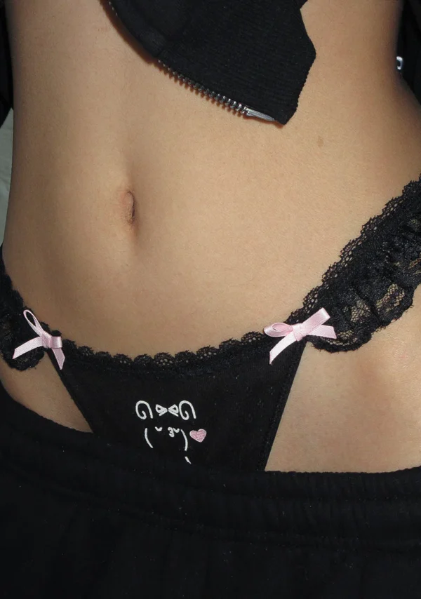 Malfunction Thong Black And Grey Marl (3 Pack)-5