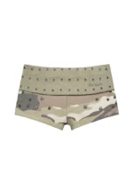Midnight Studded Micro Hotpant Shorts Camo