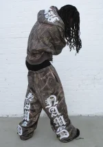 Mission Rhinestone ZIP Hoodie Tree Camo-4